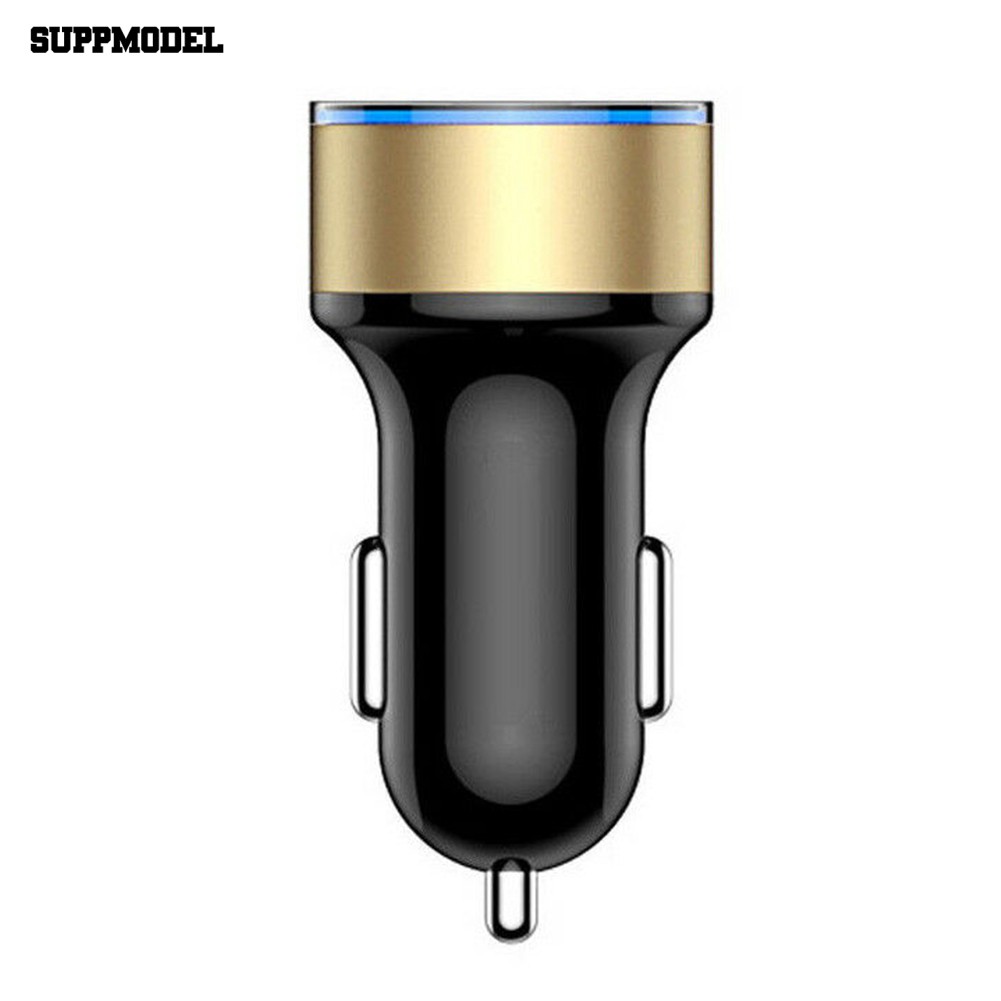 Adaptor Charger Mobil USB LED Digital Cepat 5V 3.1A