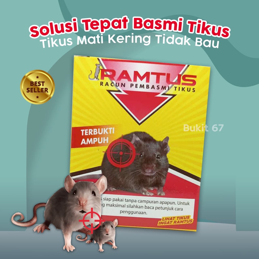 PRODUK- OBAT RACUN TIKUS AMPUH MATI KERING RAMTUS PERANGKAP / PENGUSIR / JEBAKAN COD MEDAN .