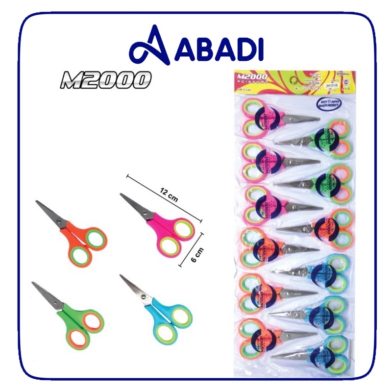 

Gunting Renteng Kecil M2000 Voxy Warna Warni Grosir 12pcs