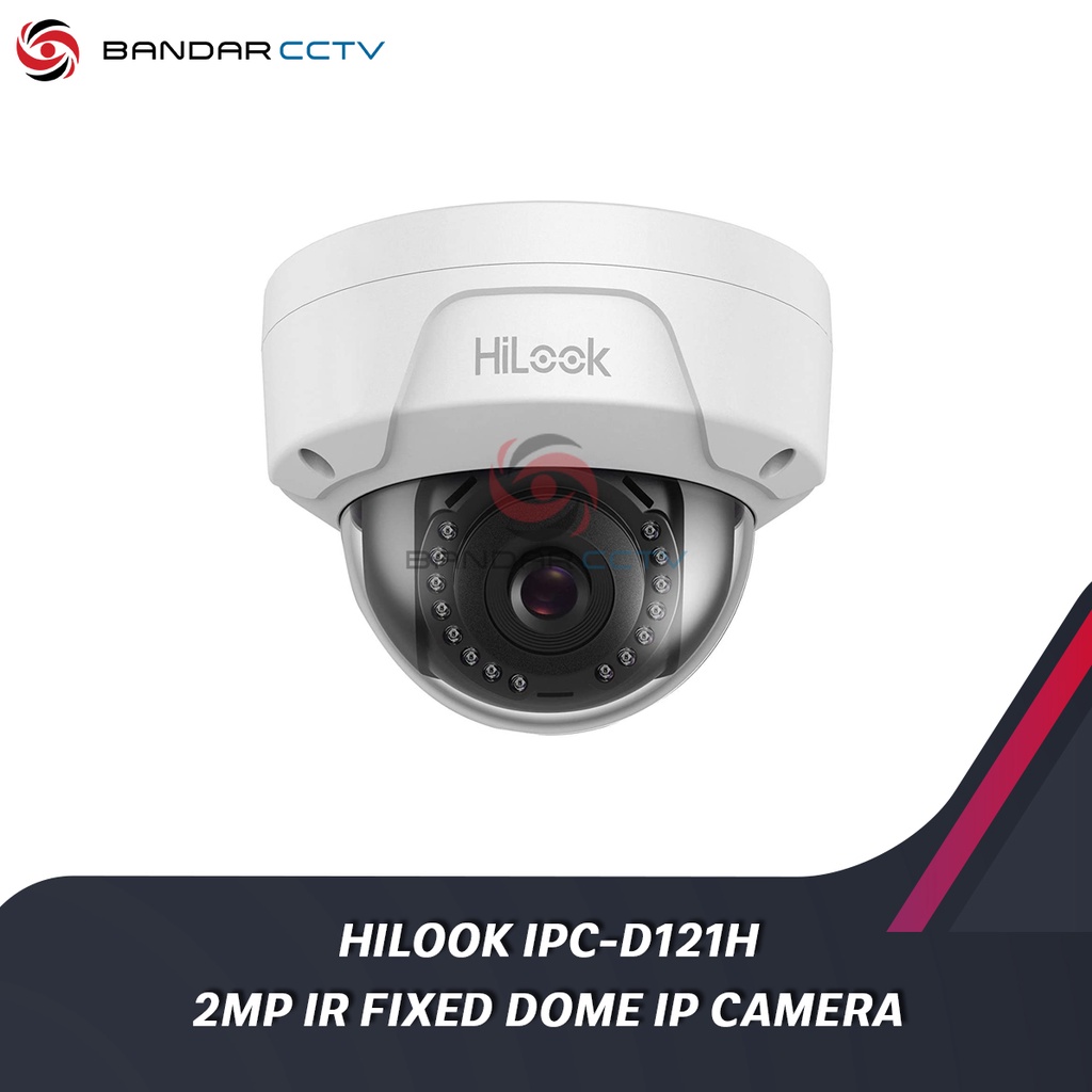 HILOOK by Hikvision KAMERA IP IPC-D121H Fixed Dome 2MP INDOOR