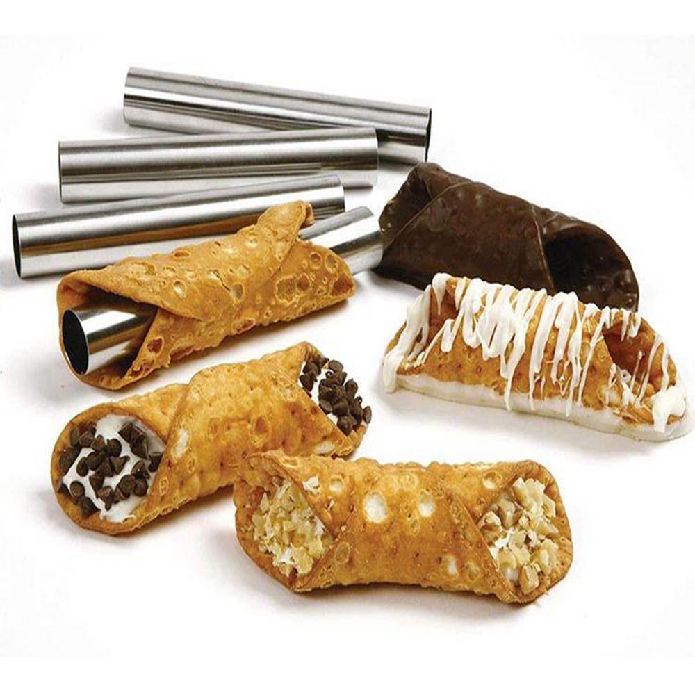 [Elegan] Cannoli Tabung 6pcs/set cream puff Dapur gadget danish pastry roll shell cream puff maker