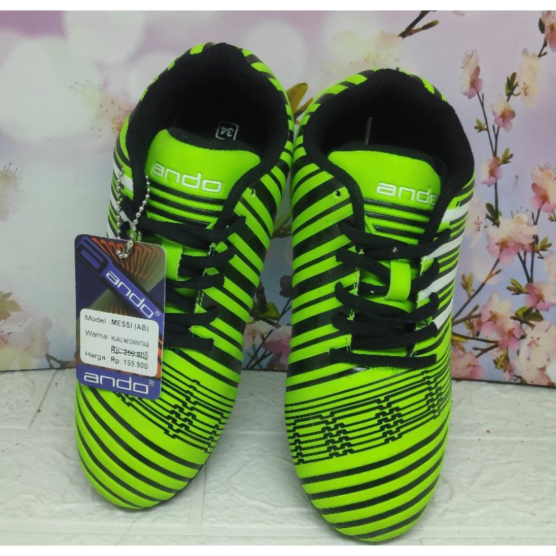 SEPATU FUTSAL ANDO ART MES$I 34-37 harga obral