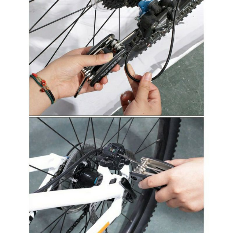 Obeng Kunci L Set 16 in 1 / Kunci Sepeda Motor Lengkap / Alat Reparasi Sepeda Serbaguna Multifungsi-3