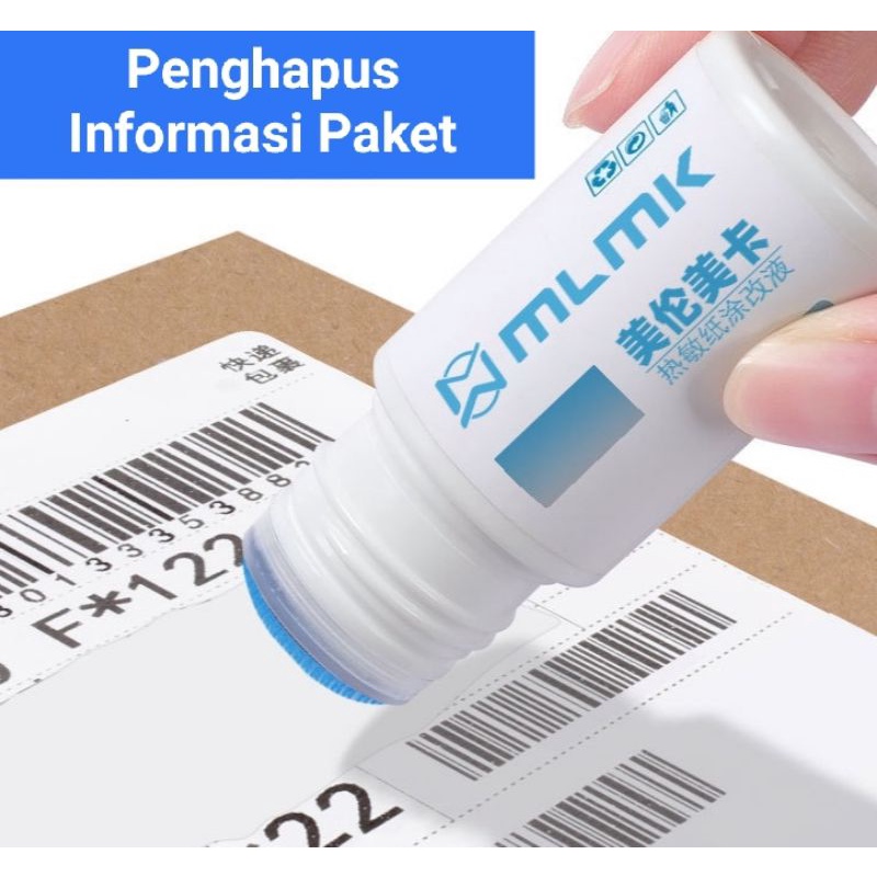 Tip-Ex / Eraser/ Penghapus Alamat Data Pada Kertas Thermal Paket , Menjaga Data Anti Bocor