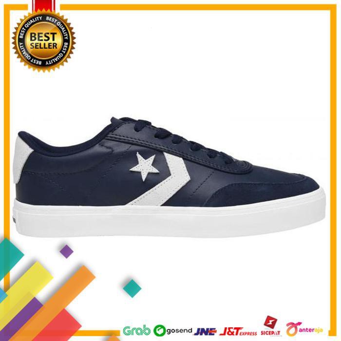 SALE.. SEPATU CONVERSE COURTLANDT OX NAVY ORIGINAL ..TERMURAH