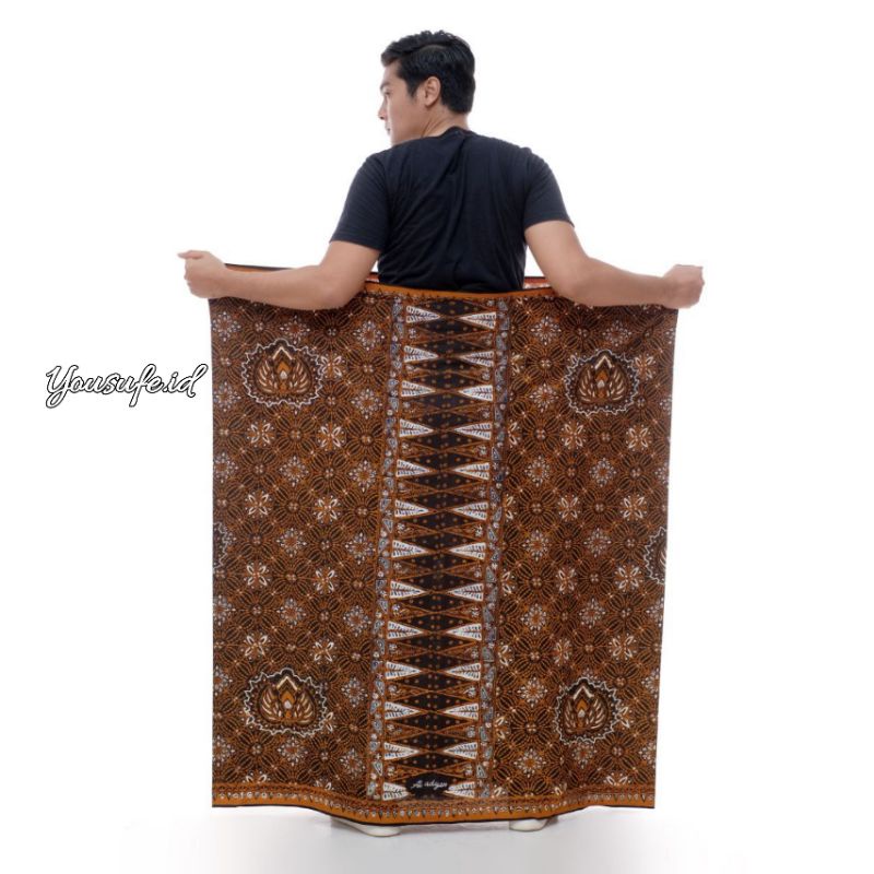 Sarung Batik Tulis Premium Katun Halus Bisa Seragam Pondok Santri Pesantren Halus Sultan Kode SBTH01G