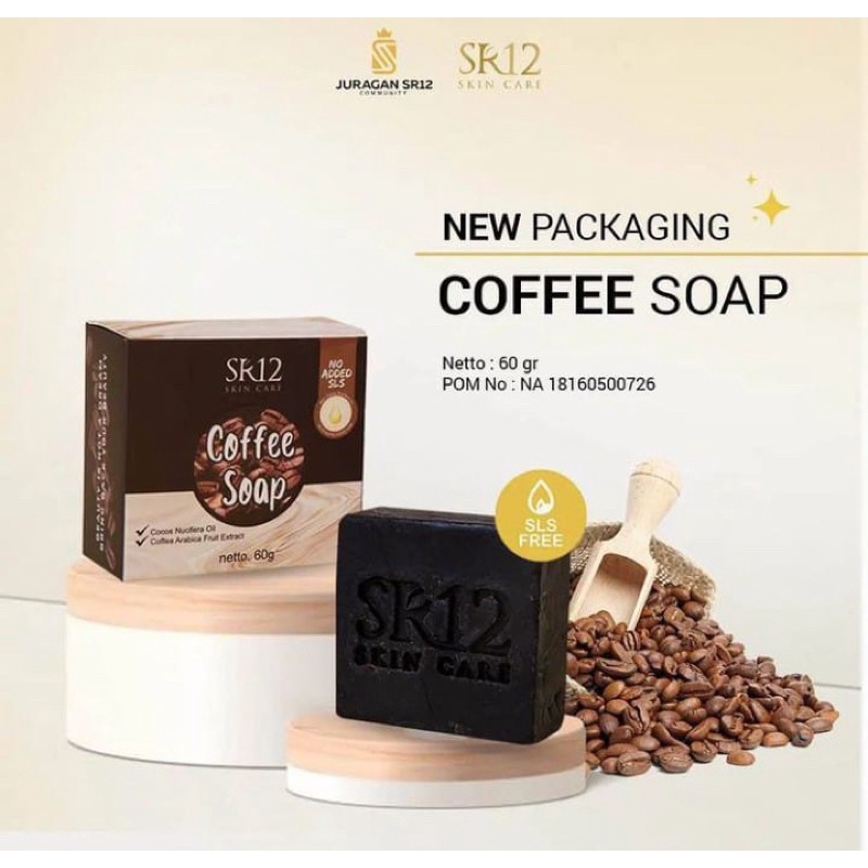 

COFE SOAP BAR SR12/SABUN MUKA UNTUK FLEK HITAM BEKAS JERAWAT BISA HILANG SUDAH BPOM