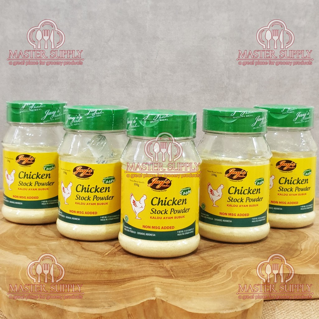 

JAYS'S CHICKEN STOCK 150 GR NON MSG / KALDU AYAM BUBUK / JAYS KITCHEN