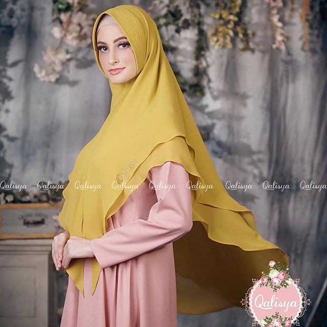 [QALISYA] KHIMAR HIJAB JILBAB NUSAYBAH ORI BY QALISYA