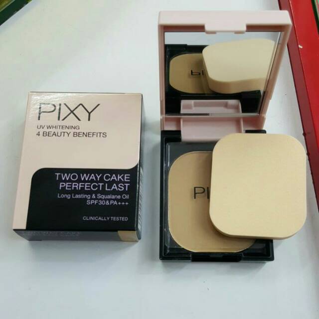 PIXY UV WHITENING 4 BEAUTY BENEFITS REFILL /SAMA TEMPAT TWO WAY CAKE PERFECT LAST