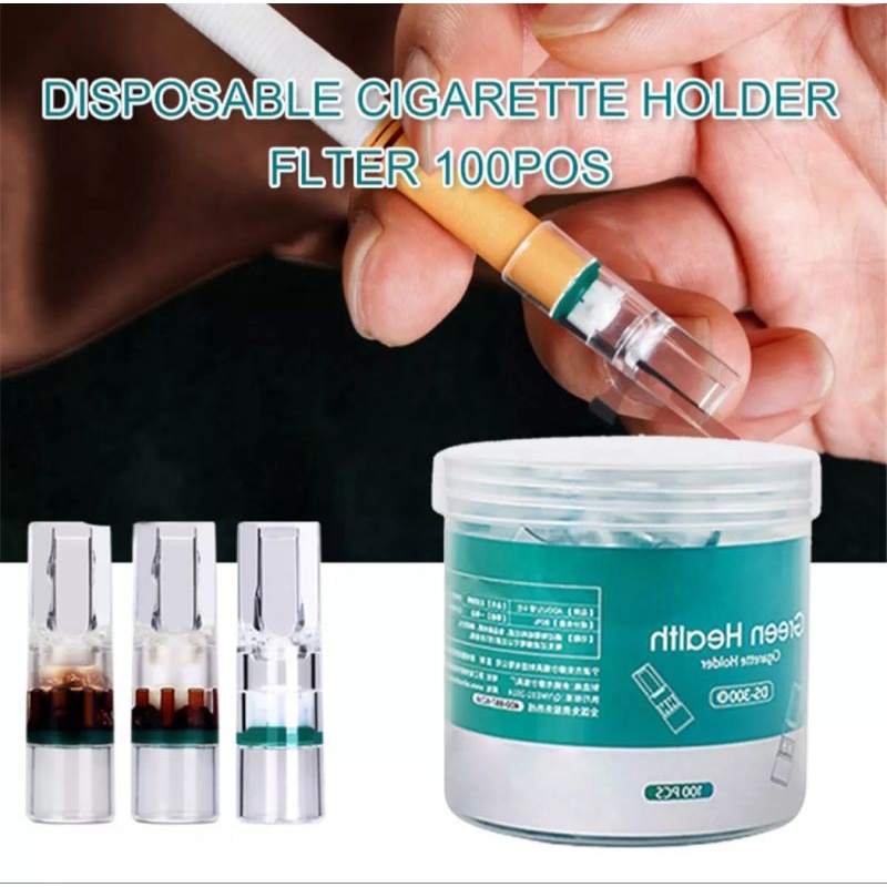 freedom - 100pcs Pipa Filter Rokok/ Pipa Penyaring Tar Nikotin Rokok/ PENYARING RACUN ROKOK