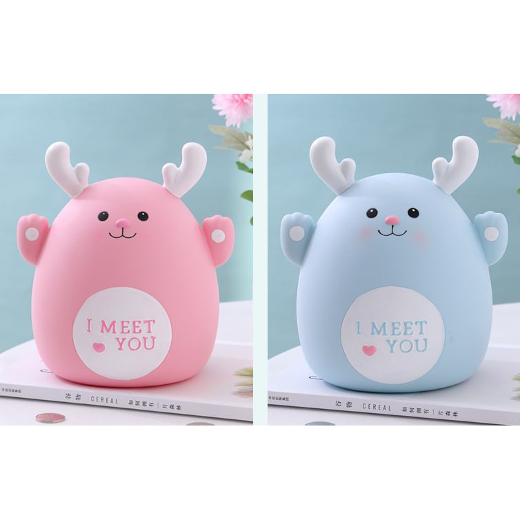 celengan pajangan lucu puppy deer cat cow