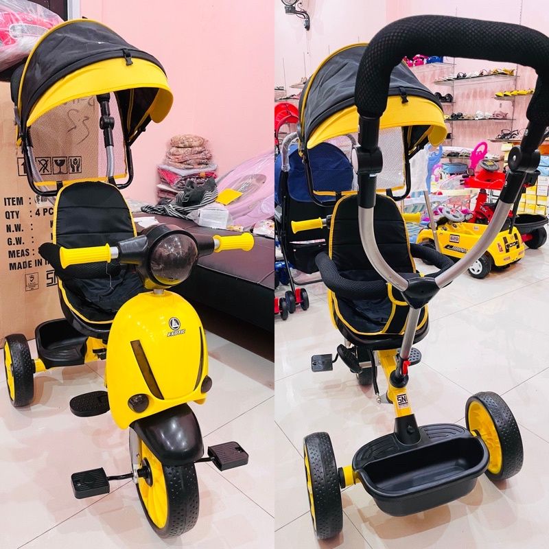 Sepeda Anak Roda 3 Tricycle EXOTIC ET 2251 Model Motor