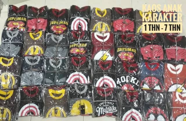 (COD) KAOS ANAK BAJU ANAK USIA 1-2 TAHUN TERMURAH MOTIF HITS KEKINIAN-8