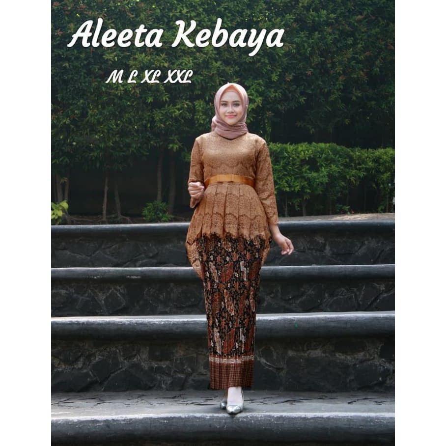 Kebaya Brukat Aurora Modern Trendy Kekinian