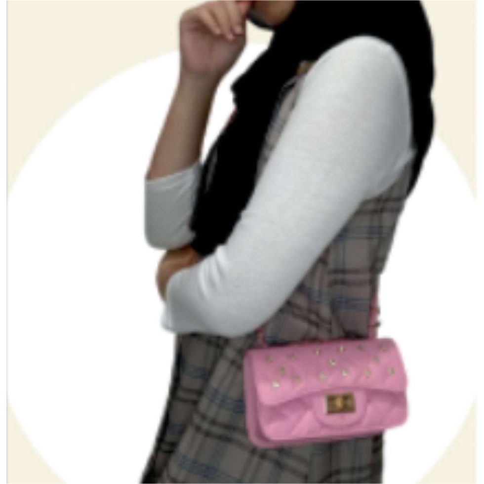 Tas selempang wanita import Shoulder bag sling bag rantai  Fashion