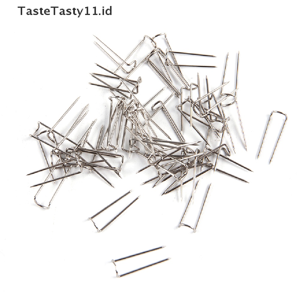 【TasteTasty】 50Pcs High Temperature Resistant Hanging Burn Needle Jewelry Tools U-shaped Hook .