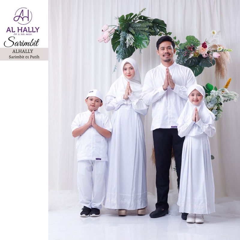 Sarimbit Couple Terbaru AL HALLY SARIMBIT 01 PUTIH ORIGINAL || Troyobo Premium || New Arrival