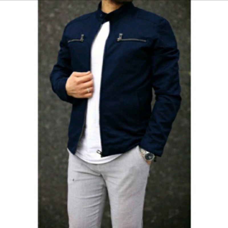 Jaket Semi Katun Pria Premium / Jaket Formal / Jaket kantor