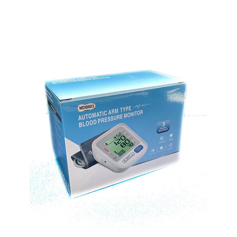 ( MDB803 ) Automatic Smart Blood Pressure Monitor - Arm Tensimeter Digital