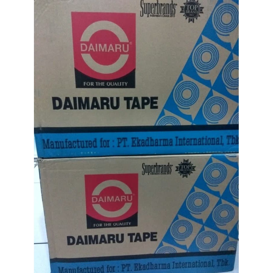 

Murah PROMO GILA 100 DUS LAKBAN DAIMARU BENING 90 YARD 2 INCH .1 DUS @72ROLL - Cokelat Elegan