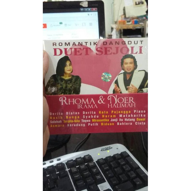 CD ORIGINAL RHOMA IRAMA & NOER HALIMAH - DUET SEJOLI VOL. 1