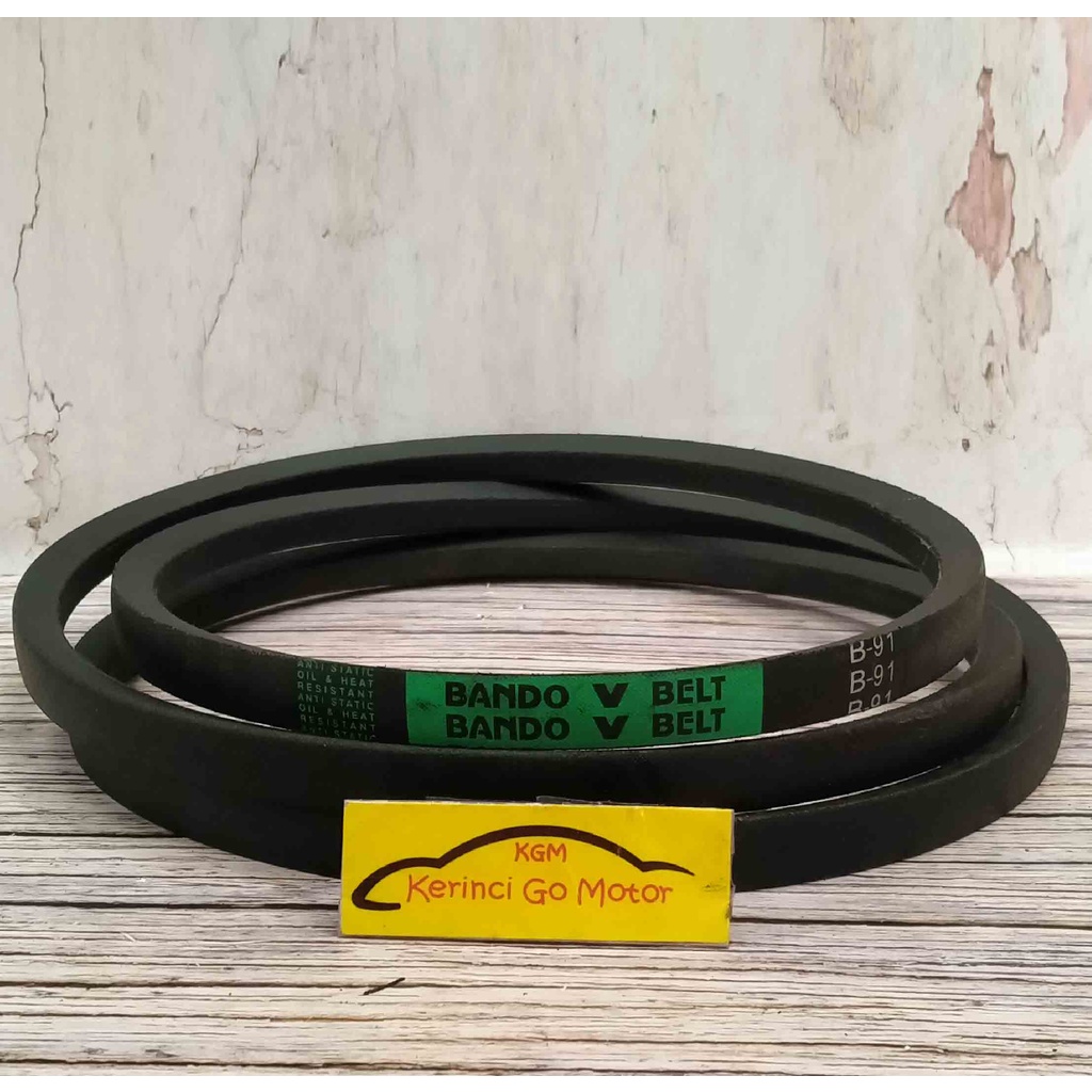 BANDO VAN BELT B-91 V BELT TALI KIPAS B91 FAN BELT VANBELT POLOS B-91