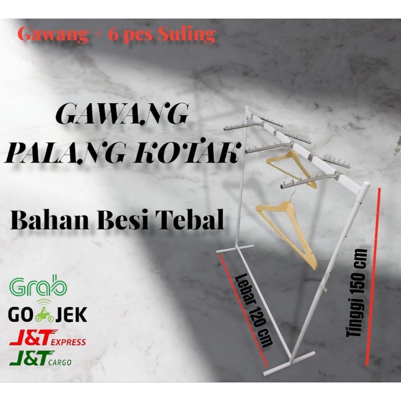 NEW!! GAWANG BAJU PALANG KOTAK 120 CM + SULING