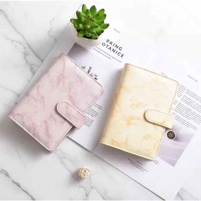 

binder budgeting sinking fund A6 motif marble