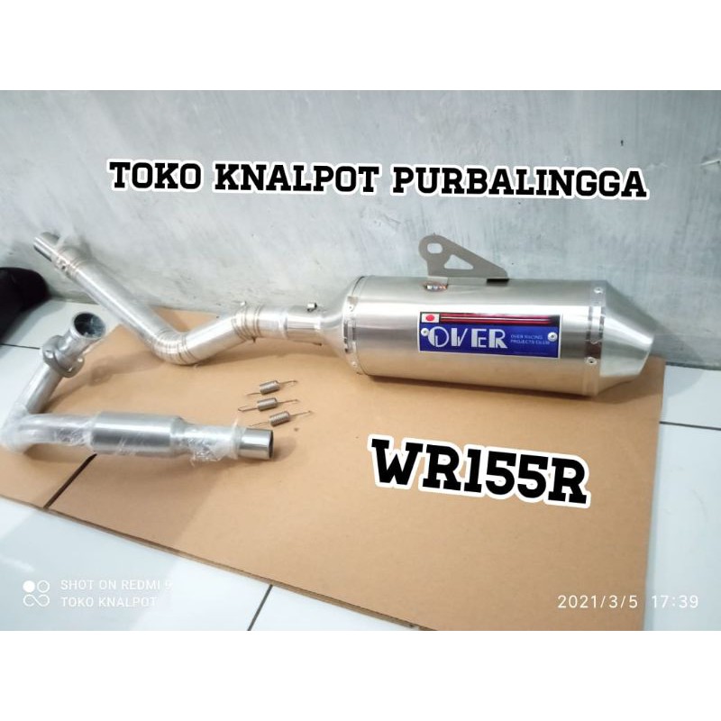 KNALPOT OVER RACING JAPAN PNP YAMAHA WR 155R / KNALPOT WR155 / KNALPOT WR 155 / KNALPOT WR155R