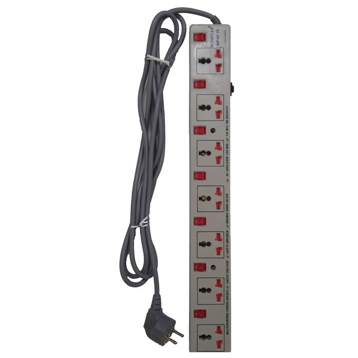 READY STOCK Winstar colokan listrik steker stop kontak stopkontak 7 port ST-WPSF7S