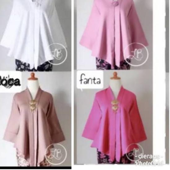 L.A.R.I.S  KEBAYA ENCIM JUMBO LD 120 KEBAYA FLOY KEBAYA BUSUI KEBAYA KARTINI KEBAYA MOCA hitam Put