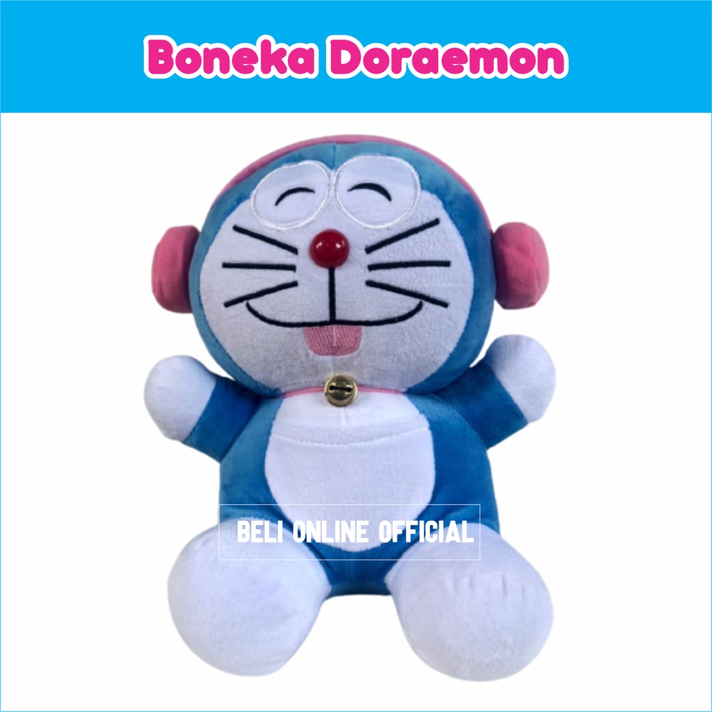 Boneka Doraemon Standar Lucu Imut Kado Hadiah Boneka Dora emon Termurah Jogja