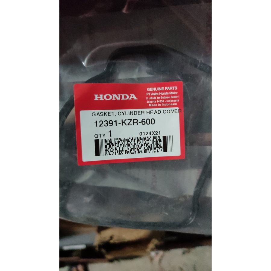 12391KZR600 - Gasket Cylinder Head Cover – PCX 150, Vario 125 FI, Vario 125 eSP & Vario 150 eSP