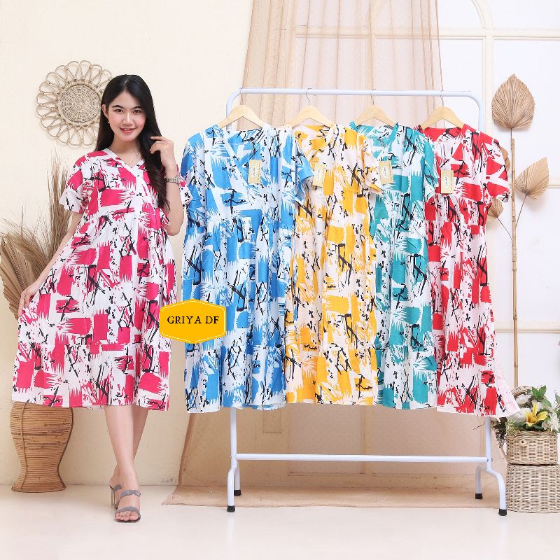 DASTER KIMONO RAYON BUMIL BUSUI KEKINIAN KANCING DEPAN