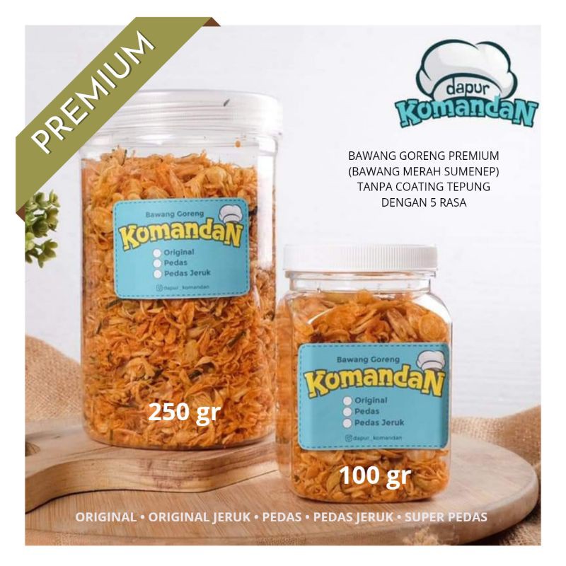 

BAWANG GORENG PEDAS PREMIUM DapurKomandan