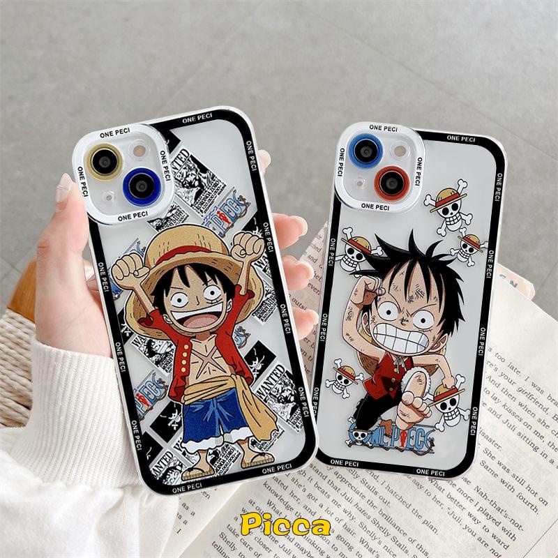 Casing TPU Realme C15 C25 C35 C31 C11 2021 C21Y C25Y 5i C3 C25s 9pro Plus C12 6i 8i 8 Pro 9i 5 C11 5s 920 C21A Motif One Piece Angel Eyes