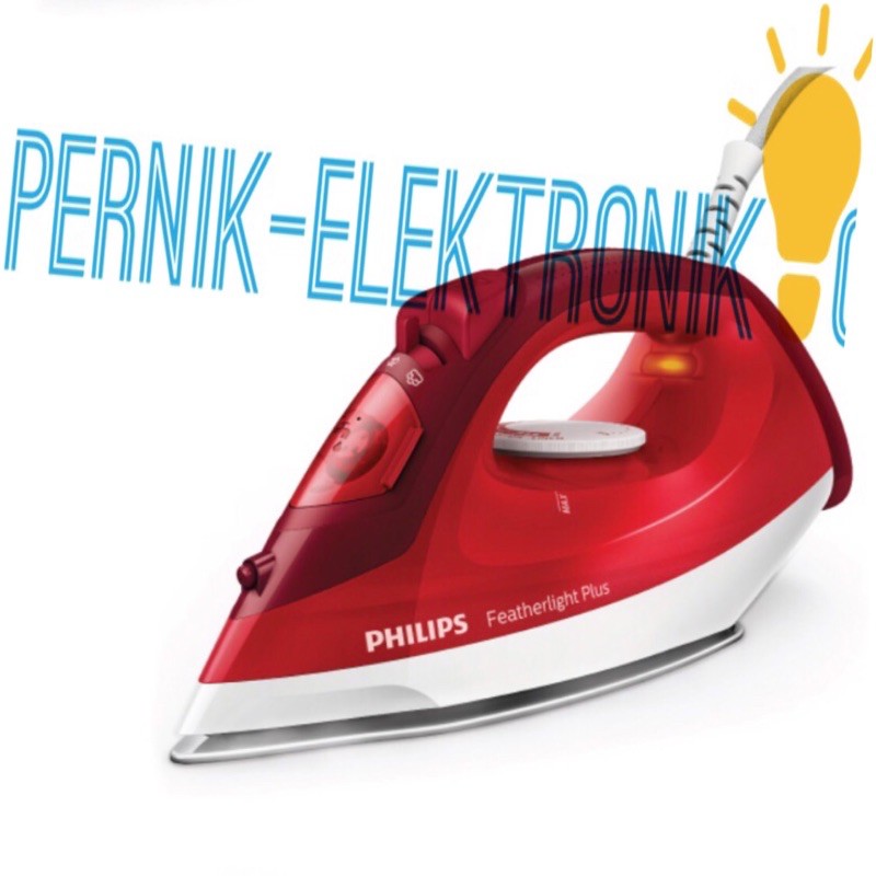 PHILIPS GC1424/45 Setrika Uap/Steam Iron/Steamer- Merah