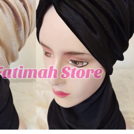 ❋ Turban instan velvet / beludru polos Turban dewasa turban pesta turban turki ➷