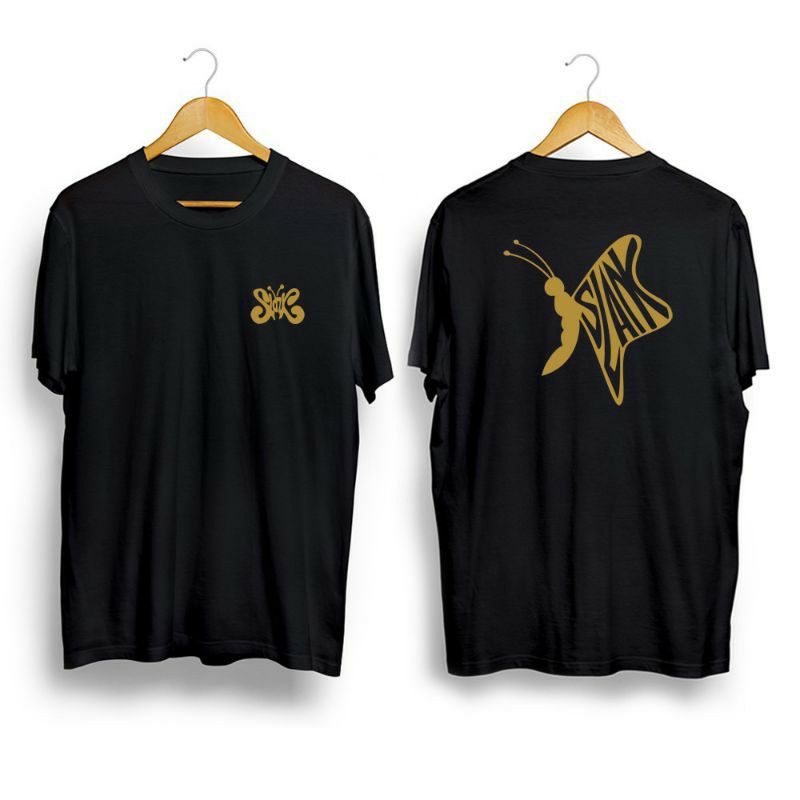 BAJU KAOS SLANK LOGO 100% COTTON COMBED 30S