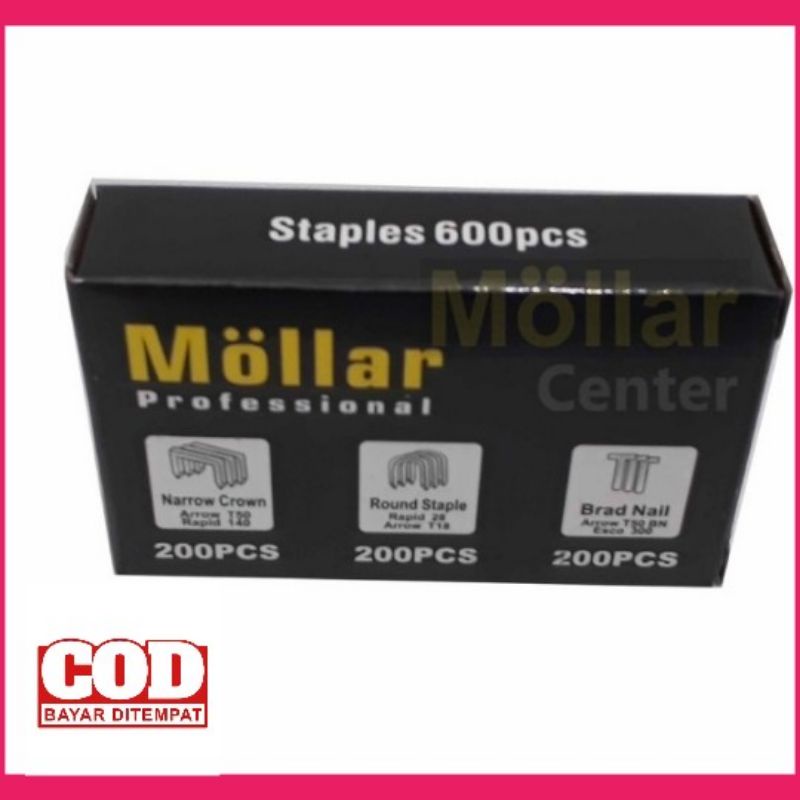 

{COD} Mollar - Refill Staples Gun, Isi Staples Mollar - Staples Tembak
