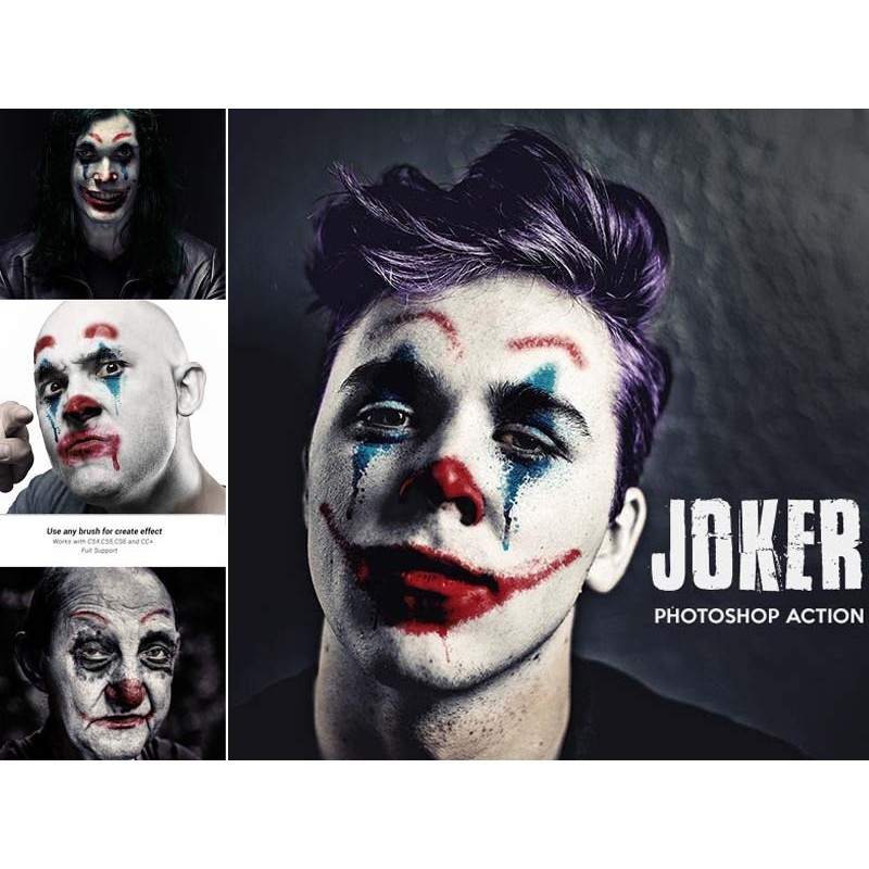 Joker Photoshop Action