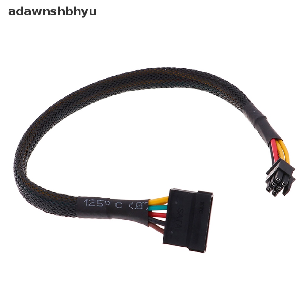 Kabel power HDD SSD adawnshbhyu 6pin to SATA 15Pin converter cable for dell 3668 3667 3650