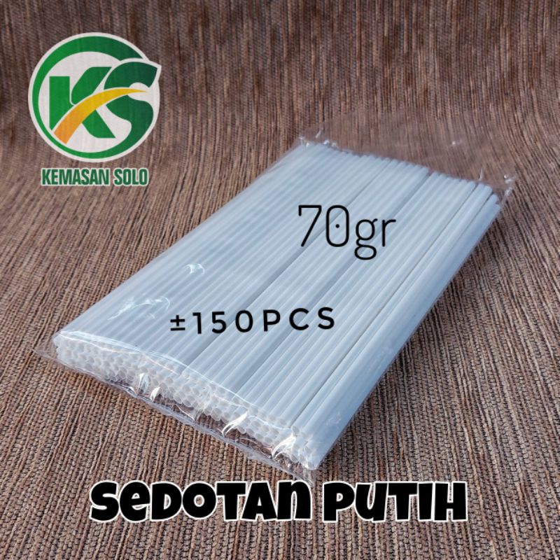 Jual Sedotan Plastik Putih Lurus Repack Shopee Indonesia