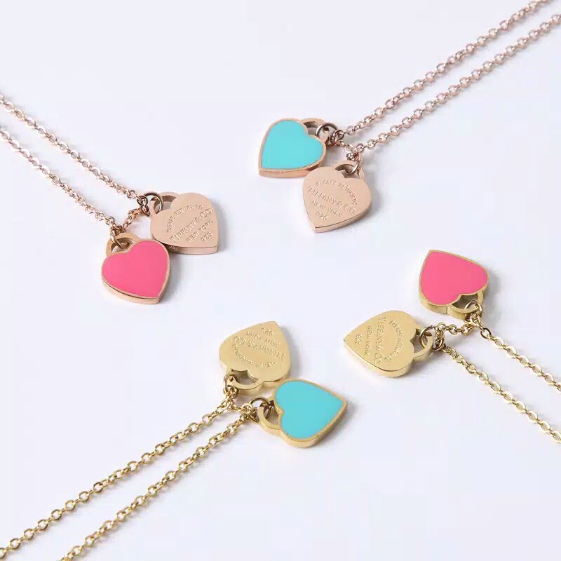 GG Kalung Kekinian Love Titanium Stainless Steel#KL-TLW