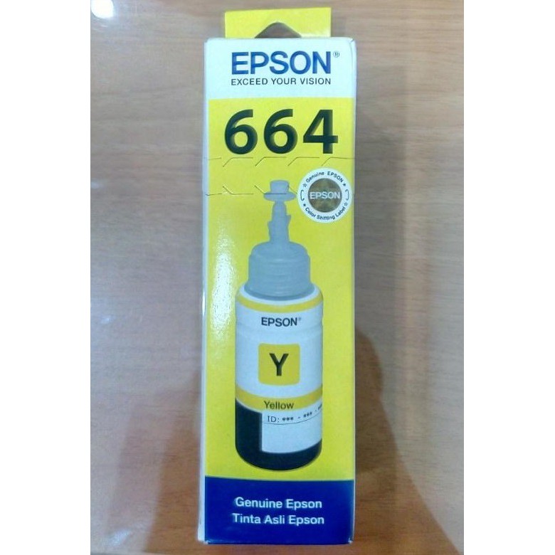 TINTA EPSON T06644 Yellow ORIGINAL KEMASAN BARU