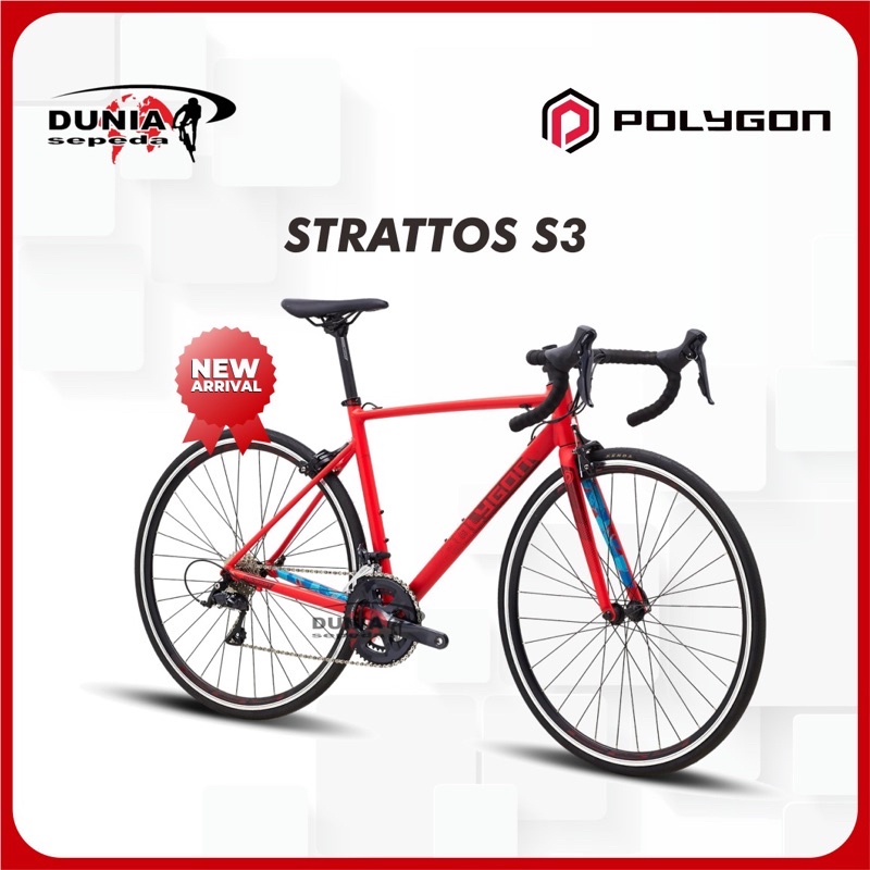 Sepeda roadbike strattos s3 2022