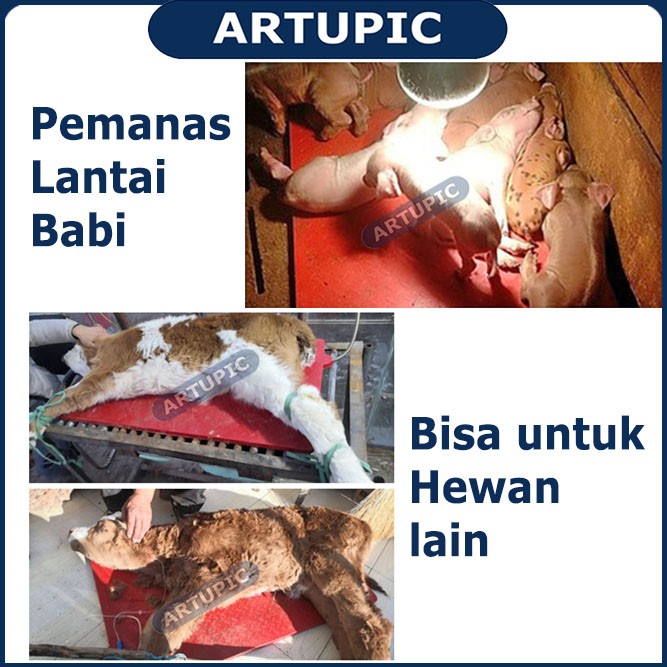 Pemanas Lantai Babi Heater Floor Pig Piglet Pengganti Lampu Heater Anak Babi