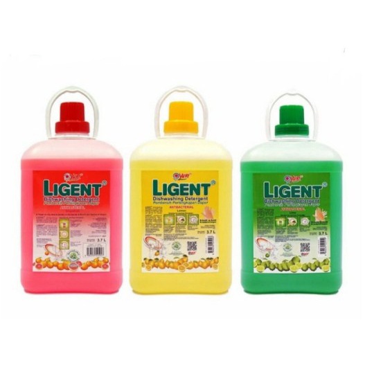 Yuri Ligent Dishwashing Soap Sabun Cuci Piring 3,7 Liter