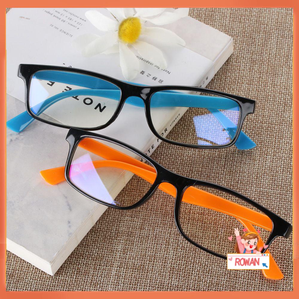 ROW Unisex Anti Blue Rays Glasses Reading Anti-UV Computer Goggles Flat Mirror UV400 Eyeglasses Gaming Radiation Protection/Multicolor